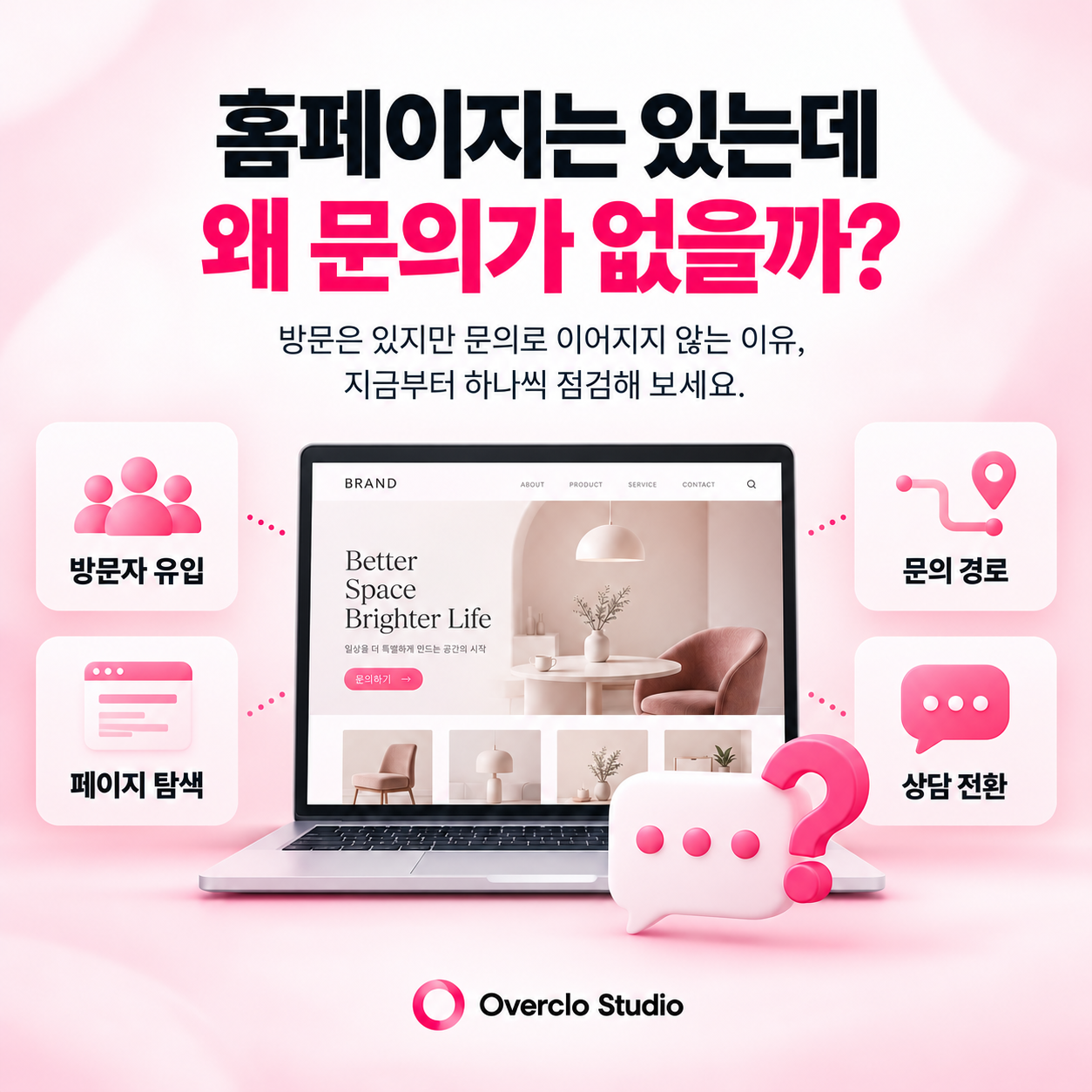 홈페이지를 만들었는데 문의가 없는 이유 5가지